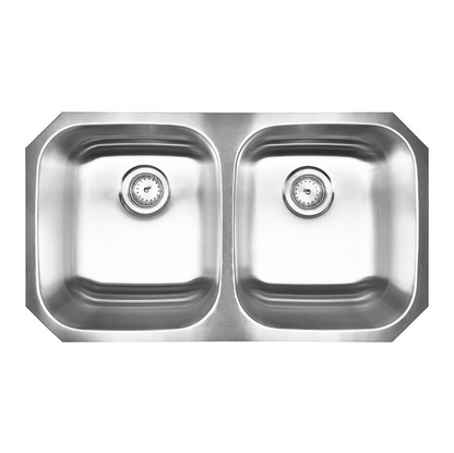 Double Bowl 18 Gauge 50/50 - 3218 Stainless Steel Sink