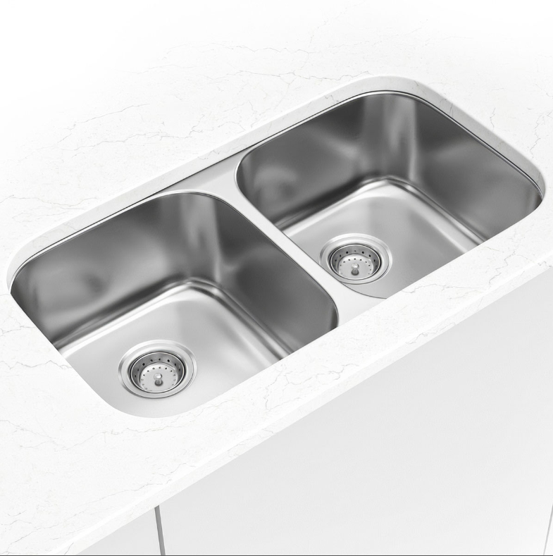 Double Bowl 18 Gauge 50/50 - 3218 Stainless Steel Sink